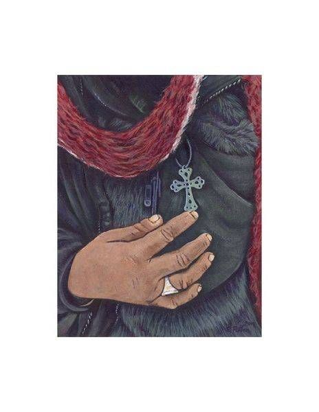 Pntg Hidden In My Heart 5.5x7 On 8.5x11 Art | Gango Custom Printing