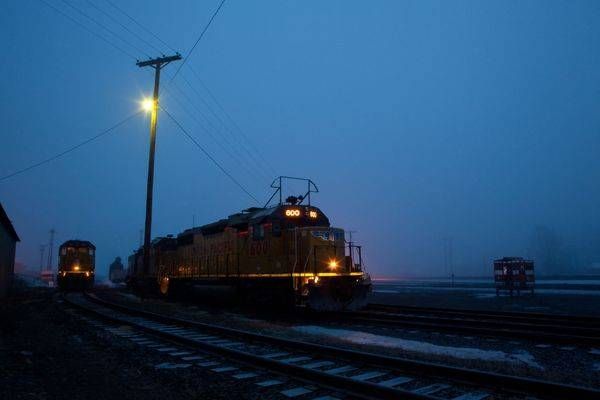 Trains in Truckee 1