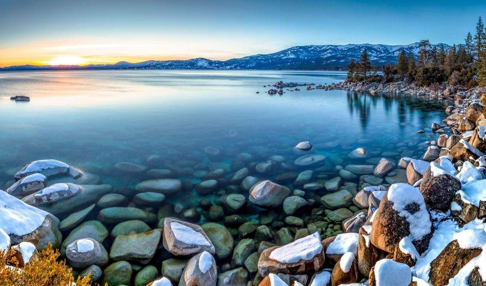 Tahoe Boulders at Sunset 17