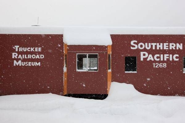 Snowy Truckee Railroad Museum