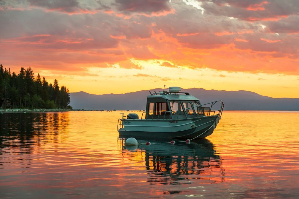 Fishing Boat on Lake Tahoe 6