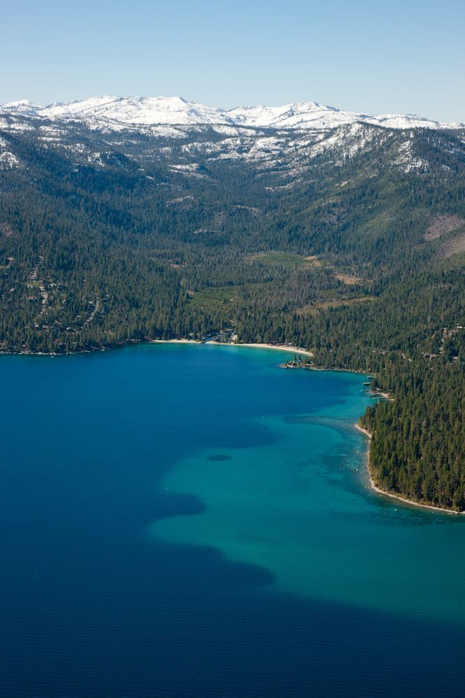 Meeks Bay, Lake Tahoe Aerial