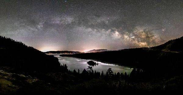 Milky Way Above Emerald Bay 2