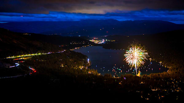 Fireworks at Donner Lake 6
