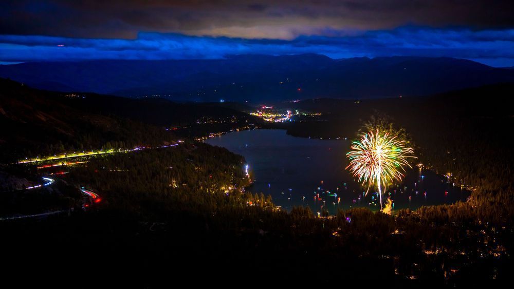 Fireworks at Donner Lake 6