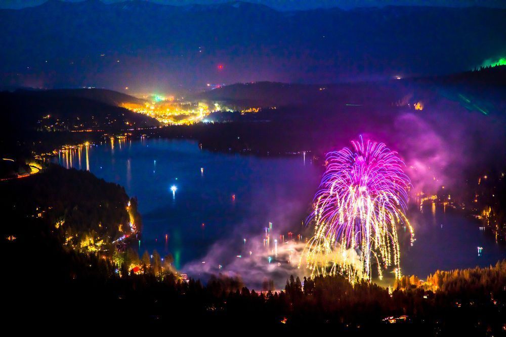 Fireworks at Donner Lake 5