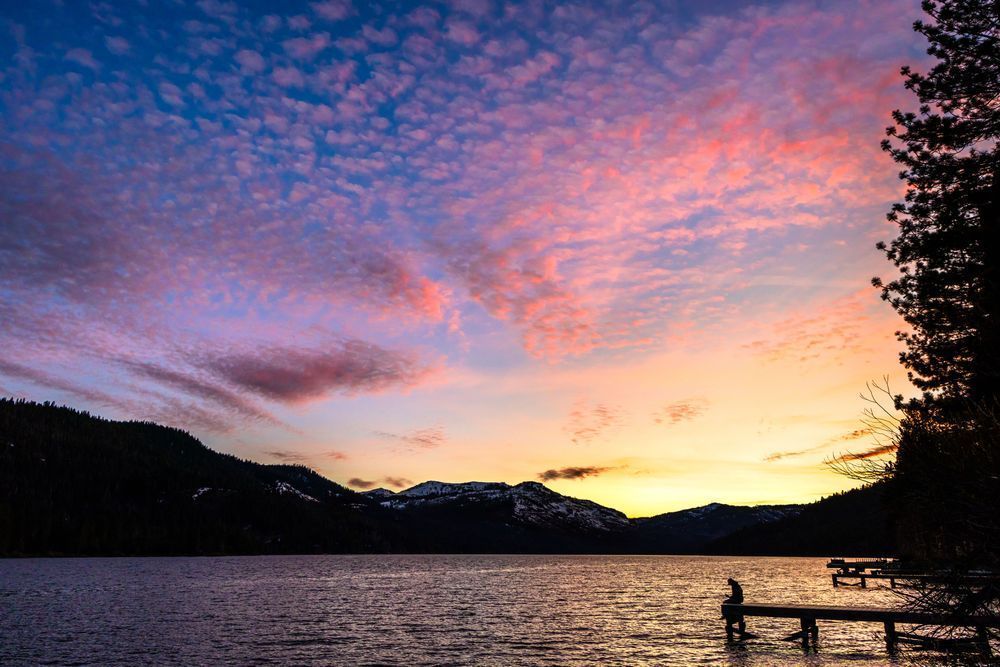 Donner Lake Sunset 89