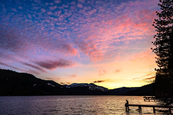 Donner Lake Sunset 89