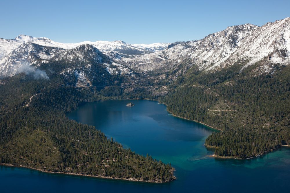 Emerald Bay, Lake Tahoe Aerial 6