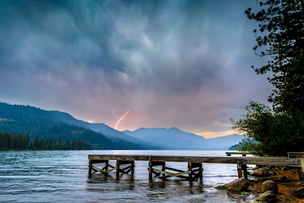 Lightning at Donner Lake 1