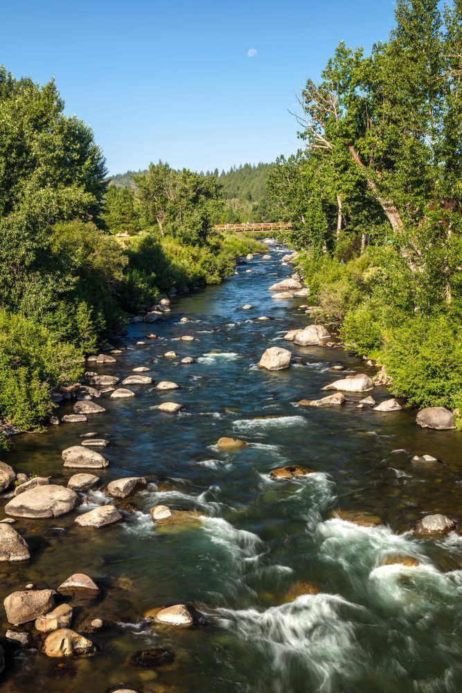 Moon Over Truckee River 3
