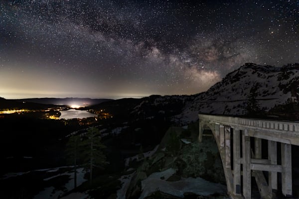 Milky Way Above Donner Lake 10