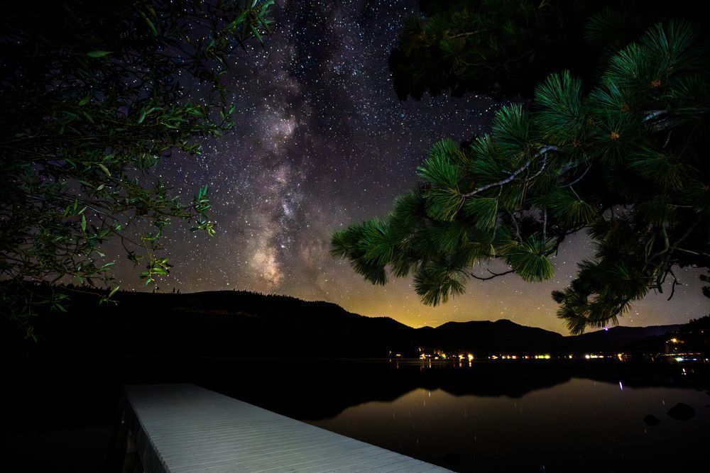 Milky Way Above Donner Lake 8