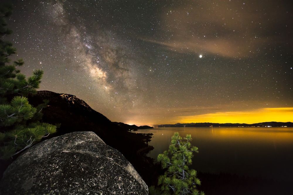 Milky Way Over Lake Tahoe 3