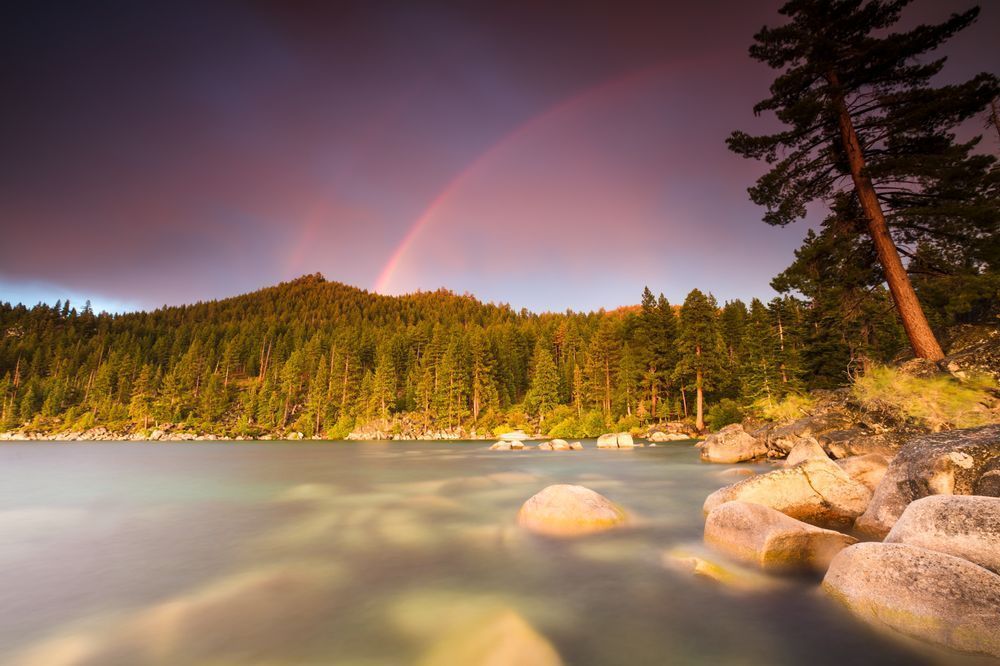 Rainbow Over Lake Tahoe 2