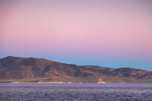 Sunset at Pyramid Lake, Nevada 3