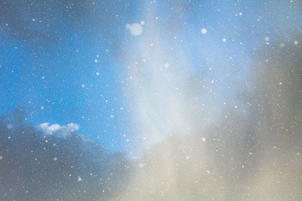 Snowy Sky Abstract 1