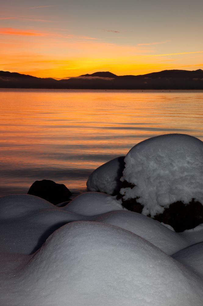 Snowy Sunrise at Lake Tahoe 1
