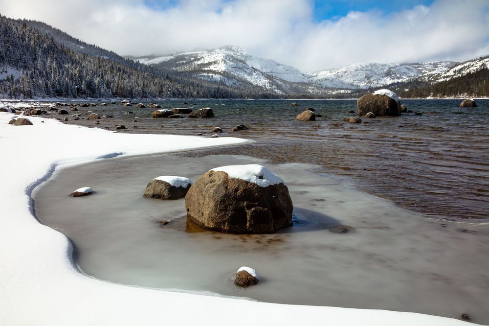 Snowy Donner Lake 25