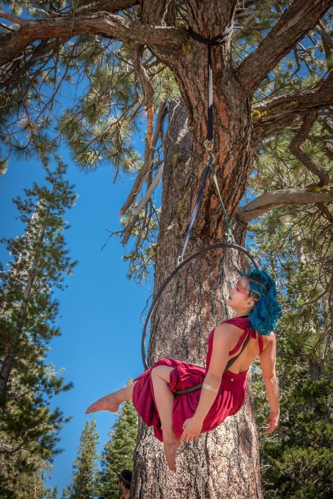 Photograph from the 2015 Trails and Vistas art hike at Donner Ski Ranch and Donner Summit in Truckee, California.