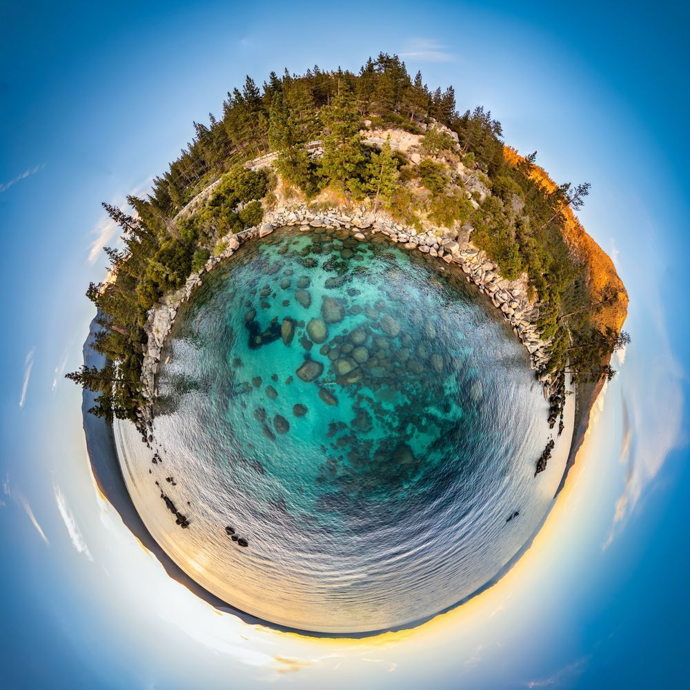 Tahoe Tiny Planet 1