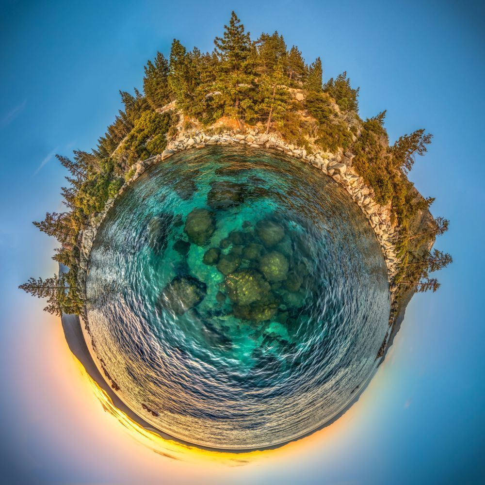 Tahoe Tiny Planet 2