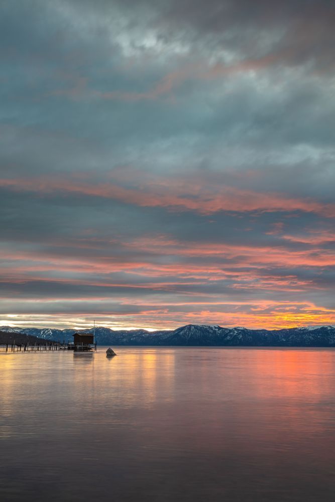 Tahoe City Pier at Sunrise 6