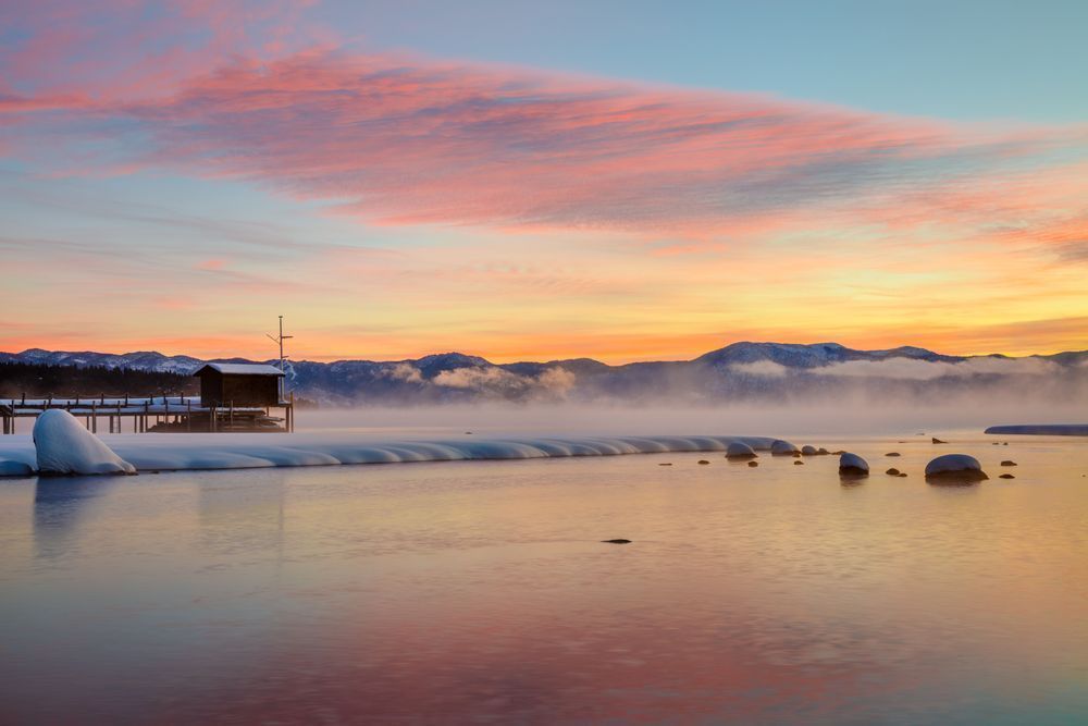 Tahoe City Pier at Sunrise 10
