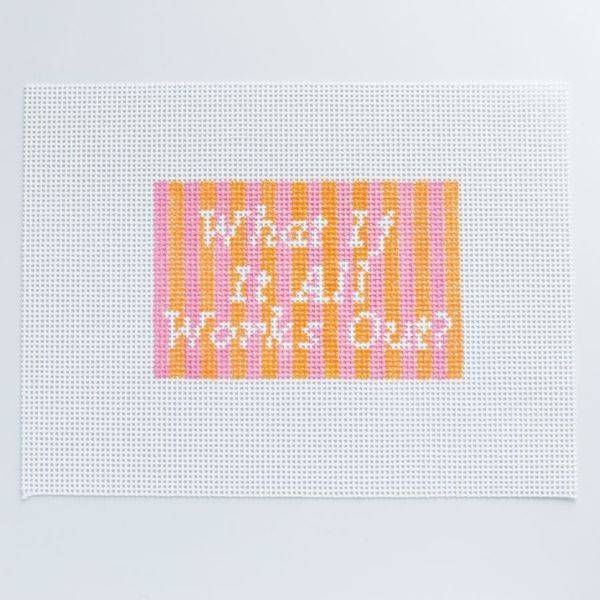 What If It All Works Out Art | Seaglass Stitches