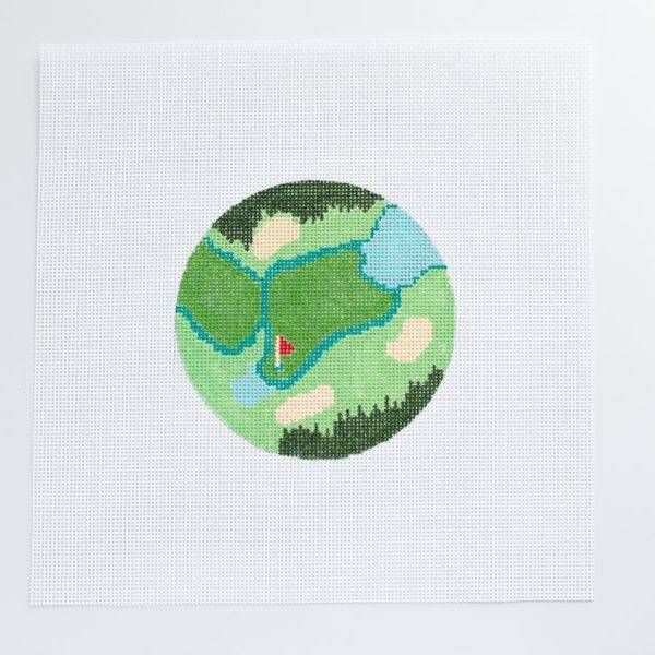 Golf Course Art | Seaglass Stitches