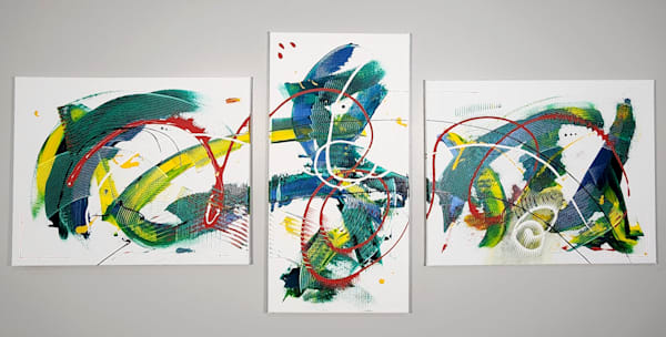Triptych series Art | Abstracts in Alignment