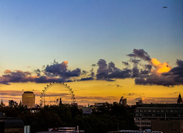 London Eye Sunset Art | Aaron Betts