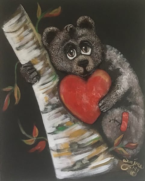 Teddy With Love Art | The Concrete Rose Project