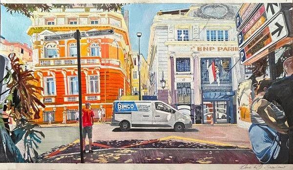 The Corner of Carré d'Or | Swan Edmond Artist