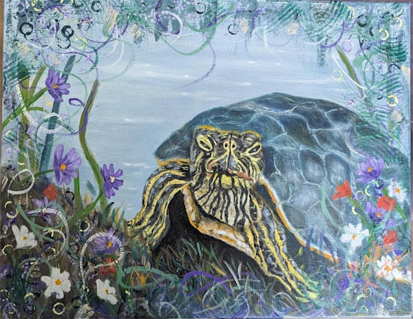 Another Day In The Pond Art | Melba Artea Fine Art
