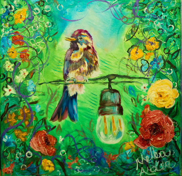 Bird On A String Art | Melba Artea Fine Art