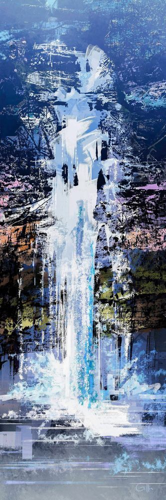 Amicalola Drop Art | Olin Gillis Fine Art