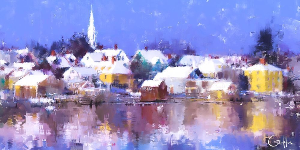 Portsmouth Morning Chill Art | Olin Gillis Fine Art