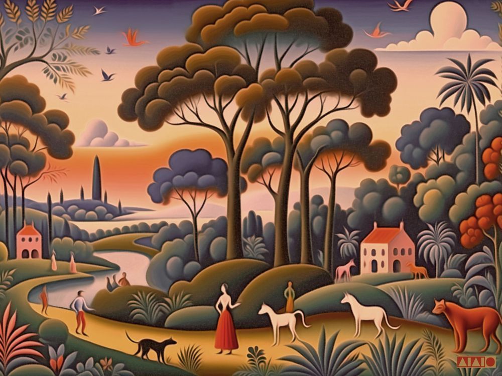 Twilight At Quackfair.Pg Art | Art of Van Evan Fuller