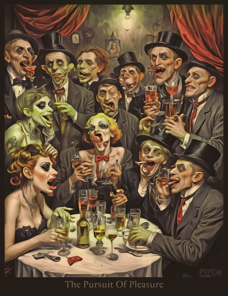 The Pursuit Of Pleasure Art | Art of Van Evan Fuller