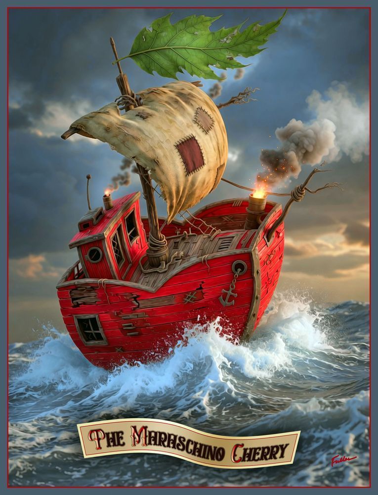 The Maraschino Cherry Art | Art of Van Evan Fuller