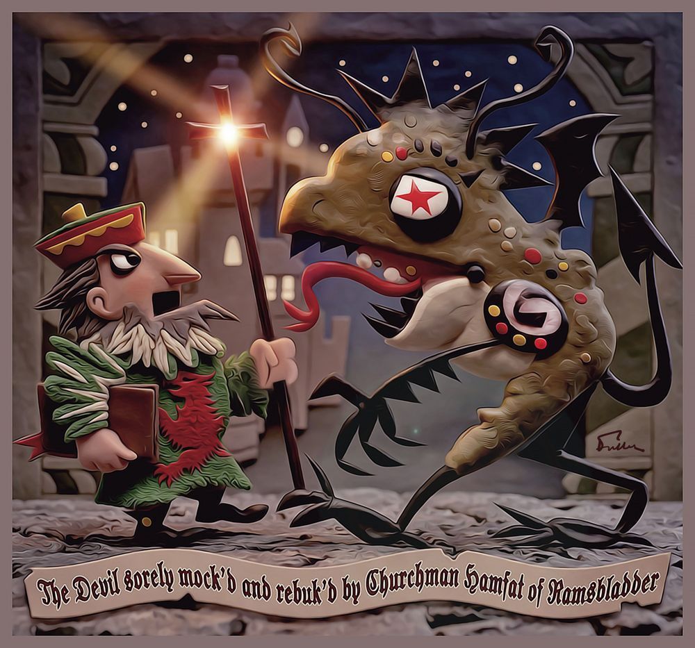 The Devil Sorely Mock'd Art | Art of Van Evan Fuller