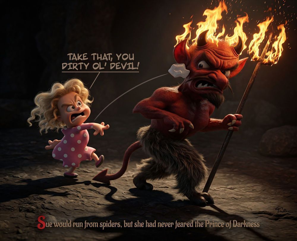 Sue Would Run From Spiders 2 Art | Art of Van Evan Fuller