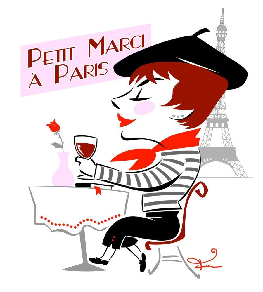 Petit Marci A Paris Art | Art of Van Evan Fuller