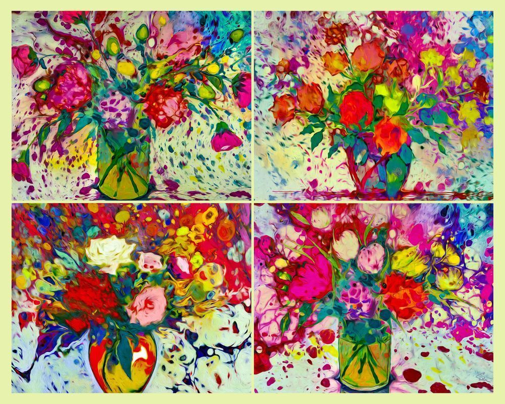 Florals Four Art | Art of Van Evan Fuller