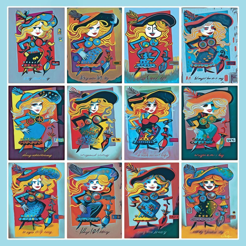 Fancy Nancy X 12 Art | Art of Van Evan Fuller