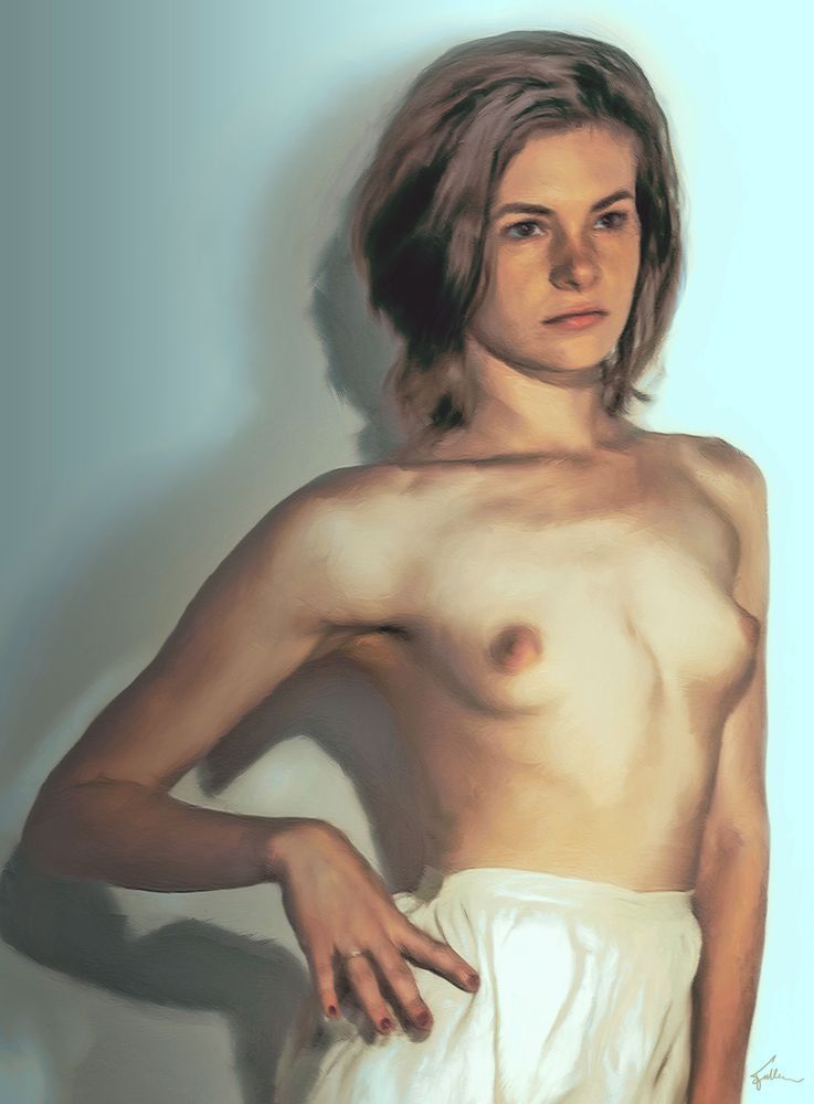 Diana In Bloomers Art | Art of Van Evan Fuller
