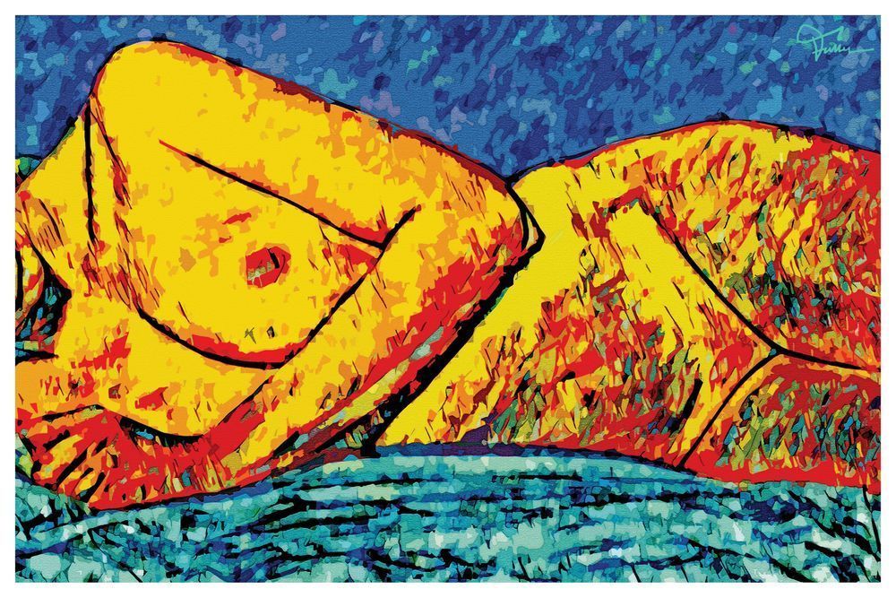Expressionistic Torso Art | Art of Van Evan Fuller
