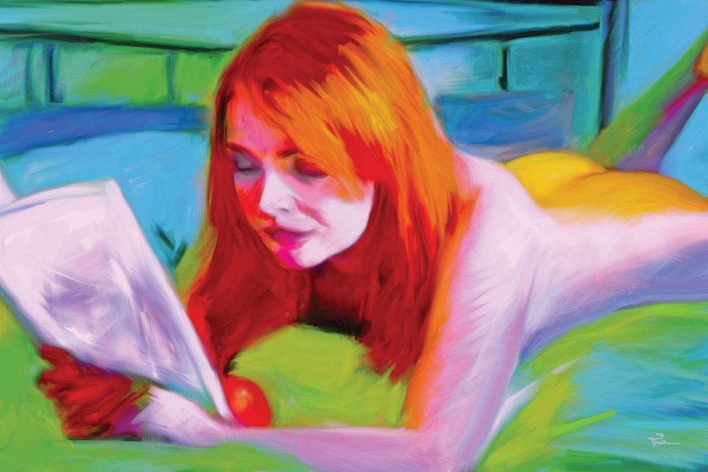 Bookworm Art | Art of Van Evan Fuller
