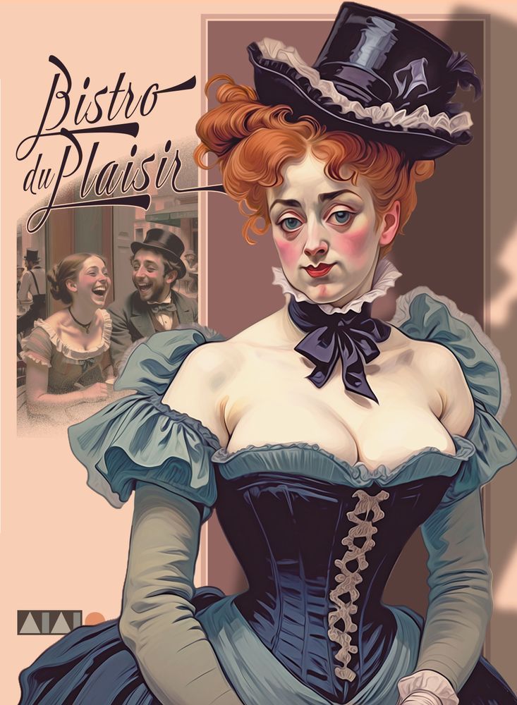 Bistro Du Plaisir Art | Art of Van Evan Fuller